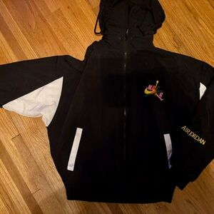 RETRO AIR Jordan Black and White Mesh Jacket
